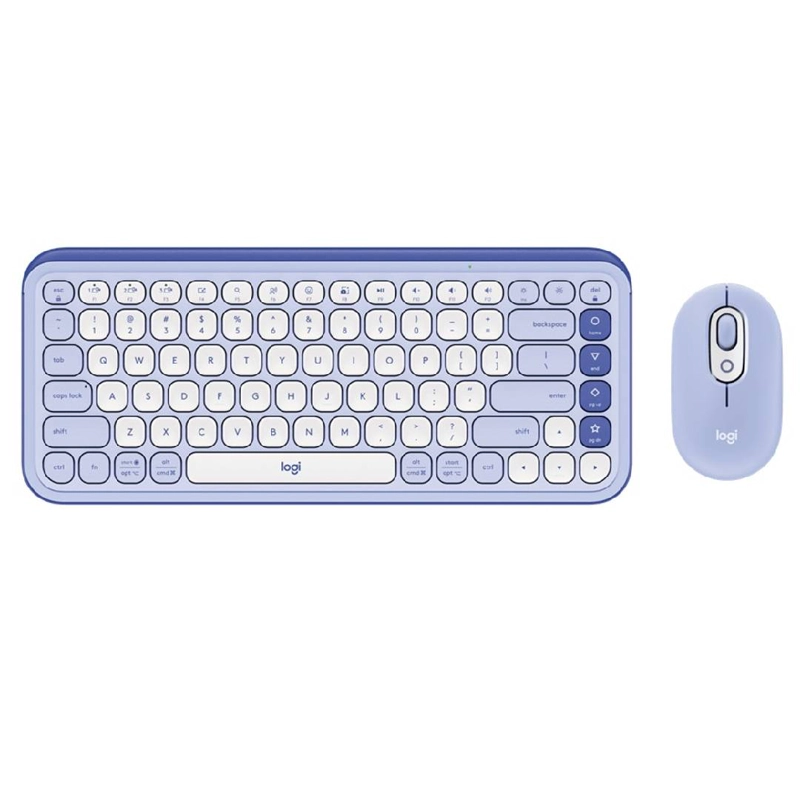 TECLADO LOGITECH POP ICON COMBO ESPAÑOL LILA - 1