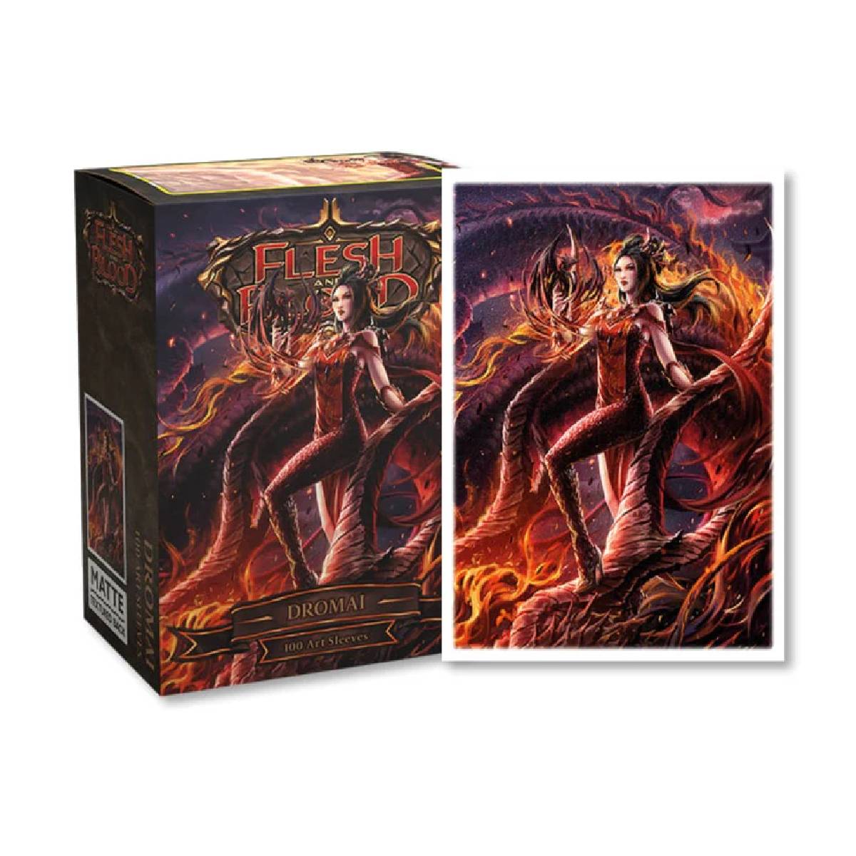 JUEGO CARTAS COLECCIONABLE DRAGON SHIELD STANDARD MATTE FLESH & BLOOD UPRISING DROMAI - 1