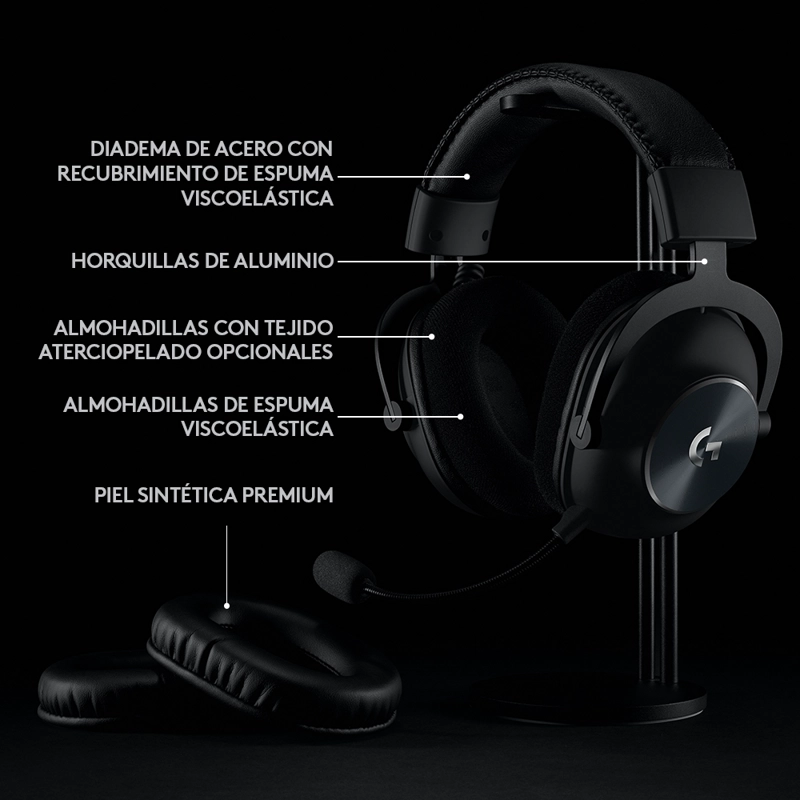 AUDIFONO GAMER LOGITECH G PRO X WIRELESS LIGHTSPEED - 5