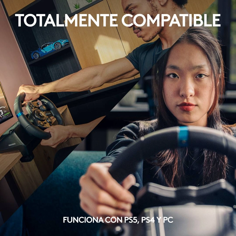 VOLANTE GAMER C/ PEDALES LOGITECH G923 EDICION PS4 - 5
