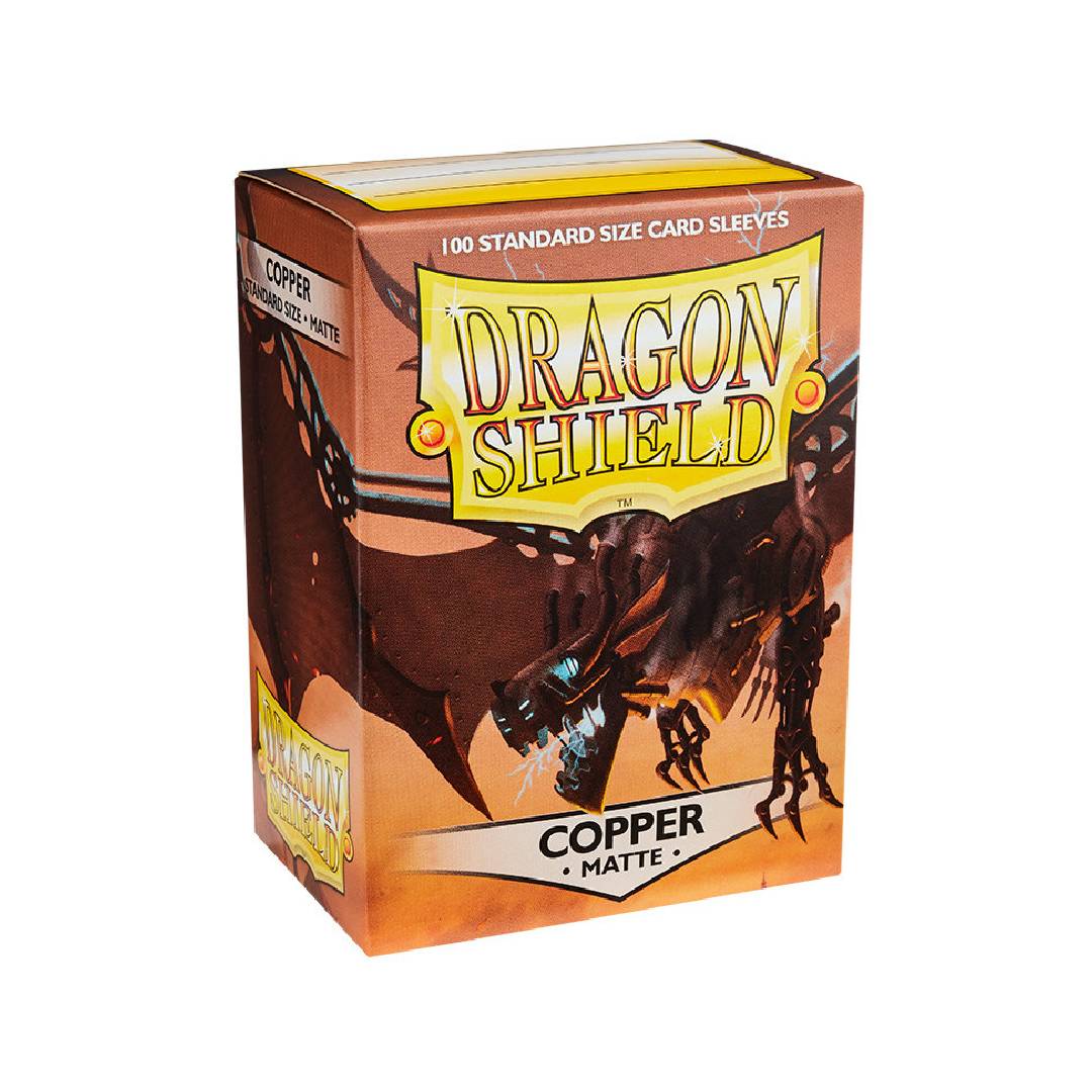 PROTECTORES DRAGON SHIELD 100 STANDARD COPPER MATTE - 1
