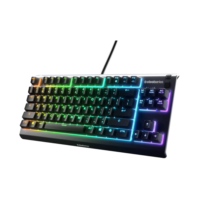 TECLADO GAMER STEELSERIES APEX 3 TKL INGLES, CABLEADO - 2
