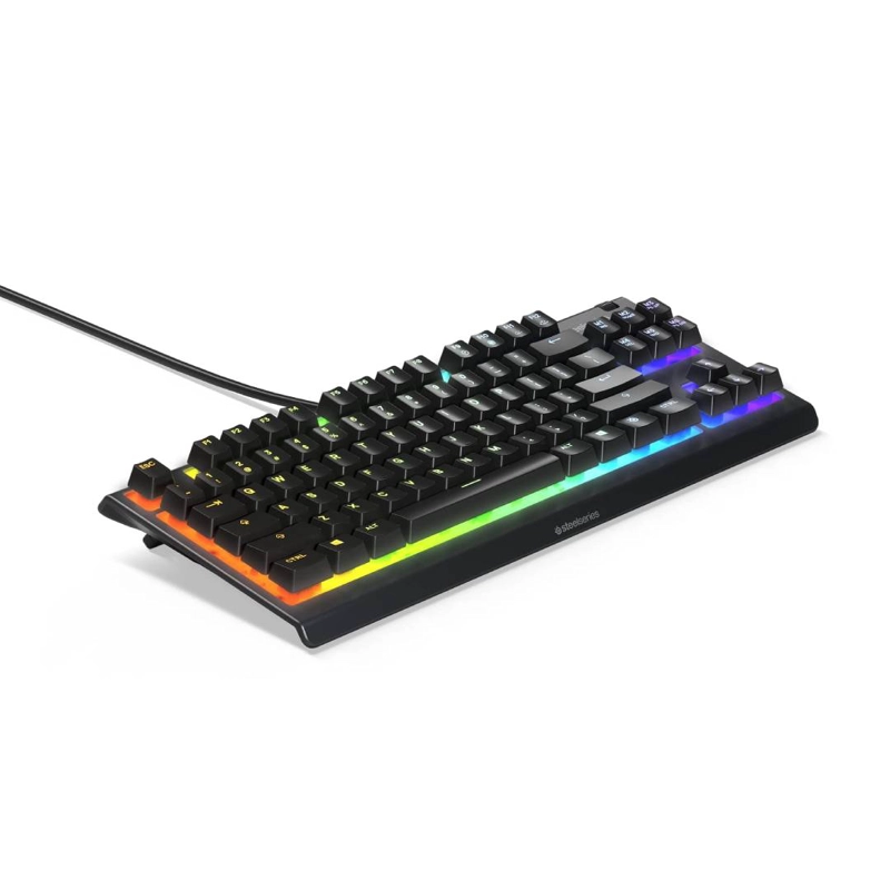 TECLADO GAMER STEELSERIES APEX 3 TKL INGLES, CABLEADO - 3