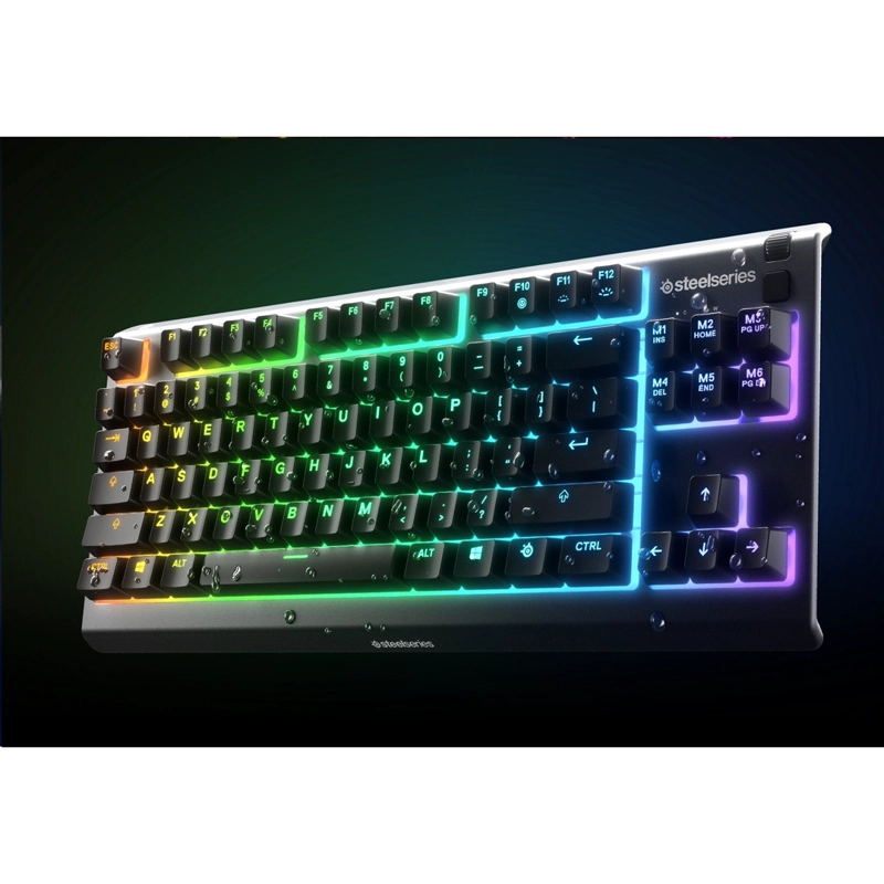 TECLADO GAMER STEELSERIES APEX 3 TKL INGLES, CABLEADO - 4