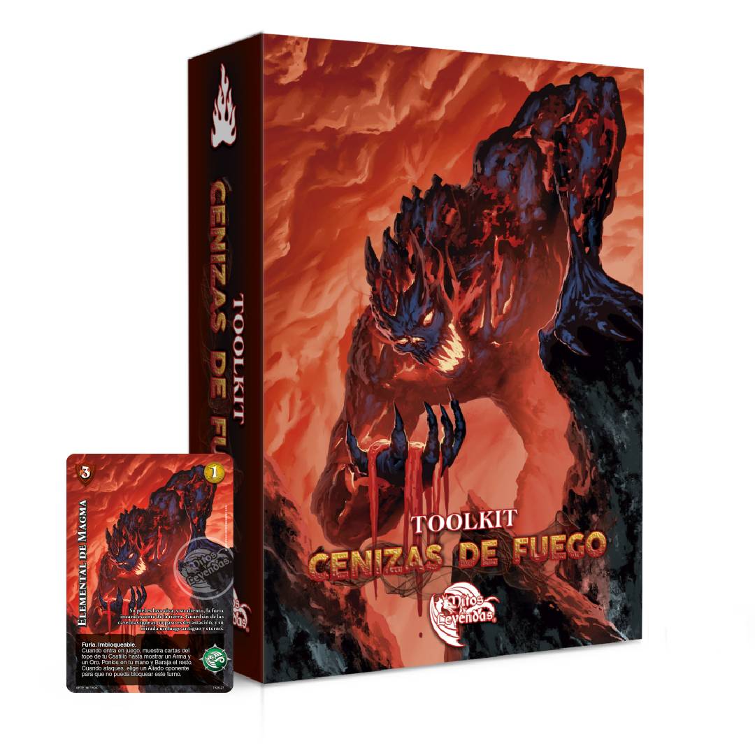 JUEGO CARTAS COLECCIONABLE MITOS Y LEYENDAS TOOLKIT IMPERIO CENIZAS FUEGO - 1