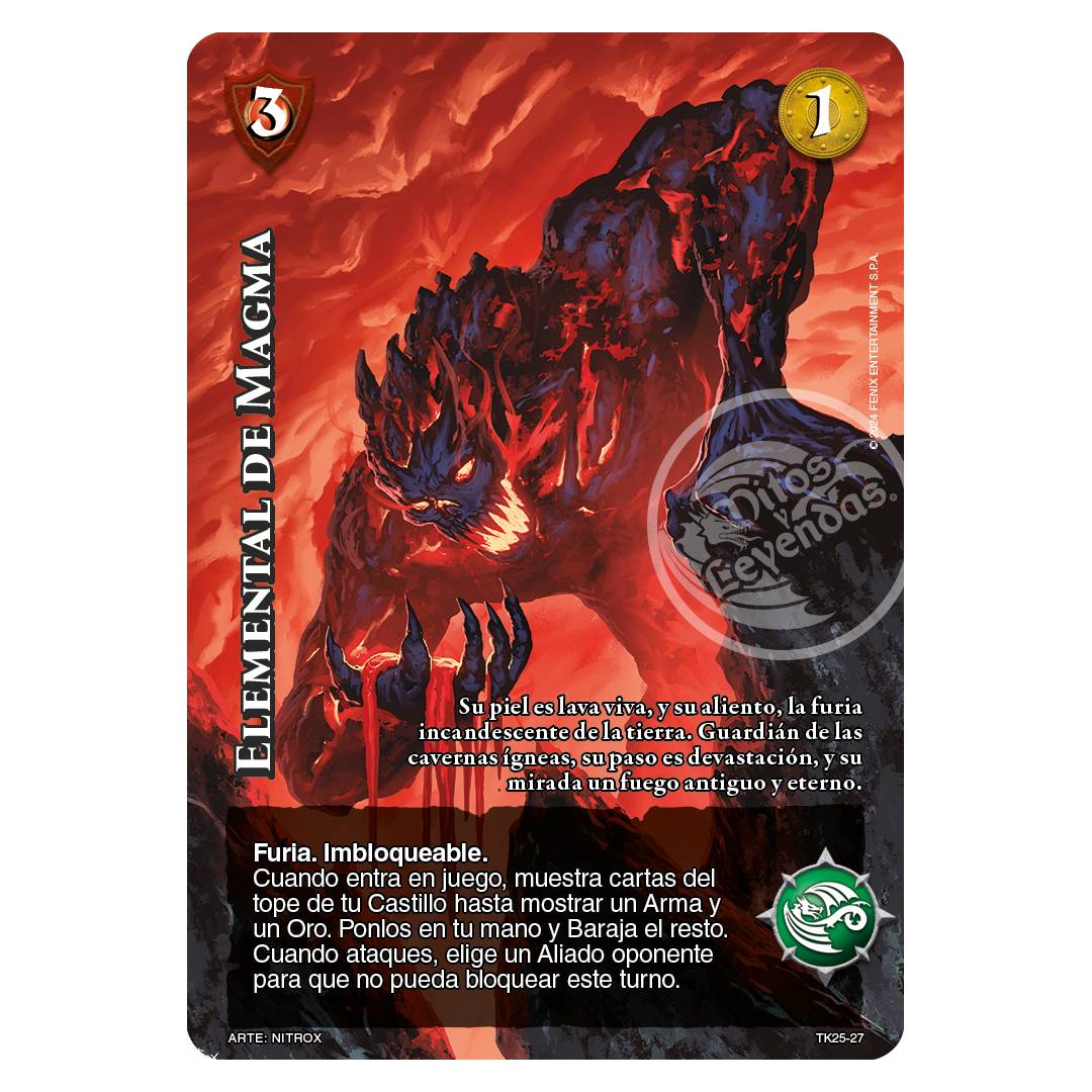 JUEGO CARTAS COLECCIONABLE MITOS Y LEYENDAS TOOLKIT IMPERIO CENIZAS FUEGO - 2