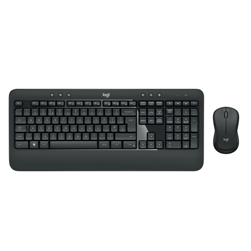 KIT DE TECLADO Y MOUSE LOGITECH MK540 ESPAÑOL NEGRO - 1