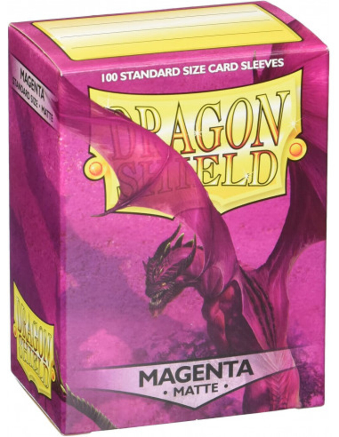 PROTECTORES DRAGON SHIELD 100 STANDARD MATTE MAGENTA - 1