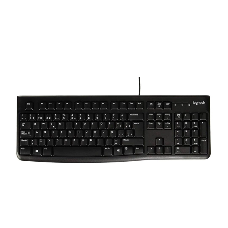 TECLADO LOGITECH K120 ALAMBRICO NEGRO - 1