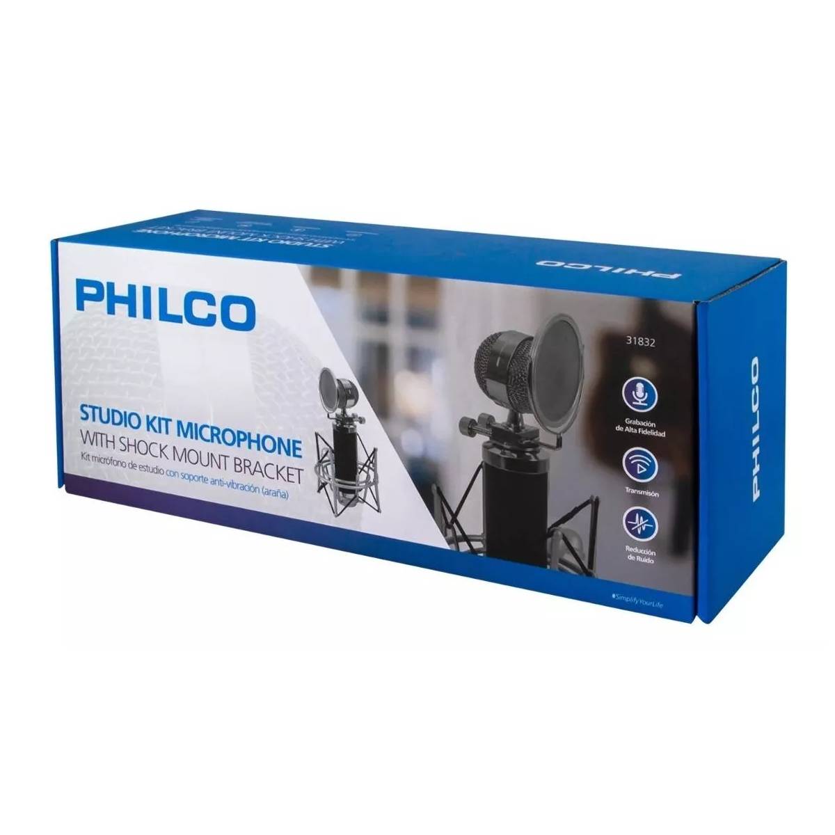 MICROFONO DE STUDIO PHILCO CON SOPORTE 26PLC31832 - 4