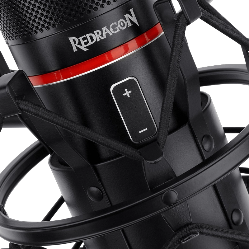 MICROFONO GAMER REDRAGON BLAZAR GM300 USB LED ROJO - 4