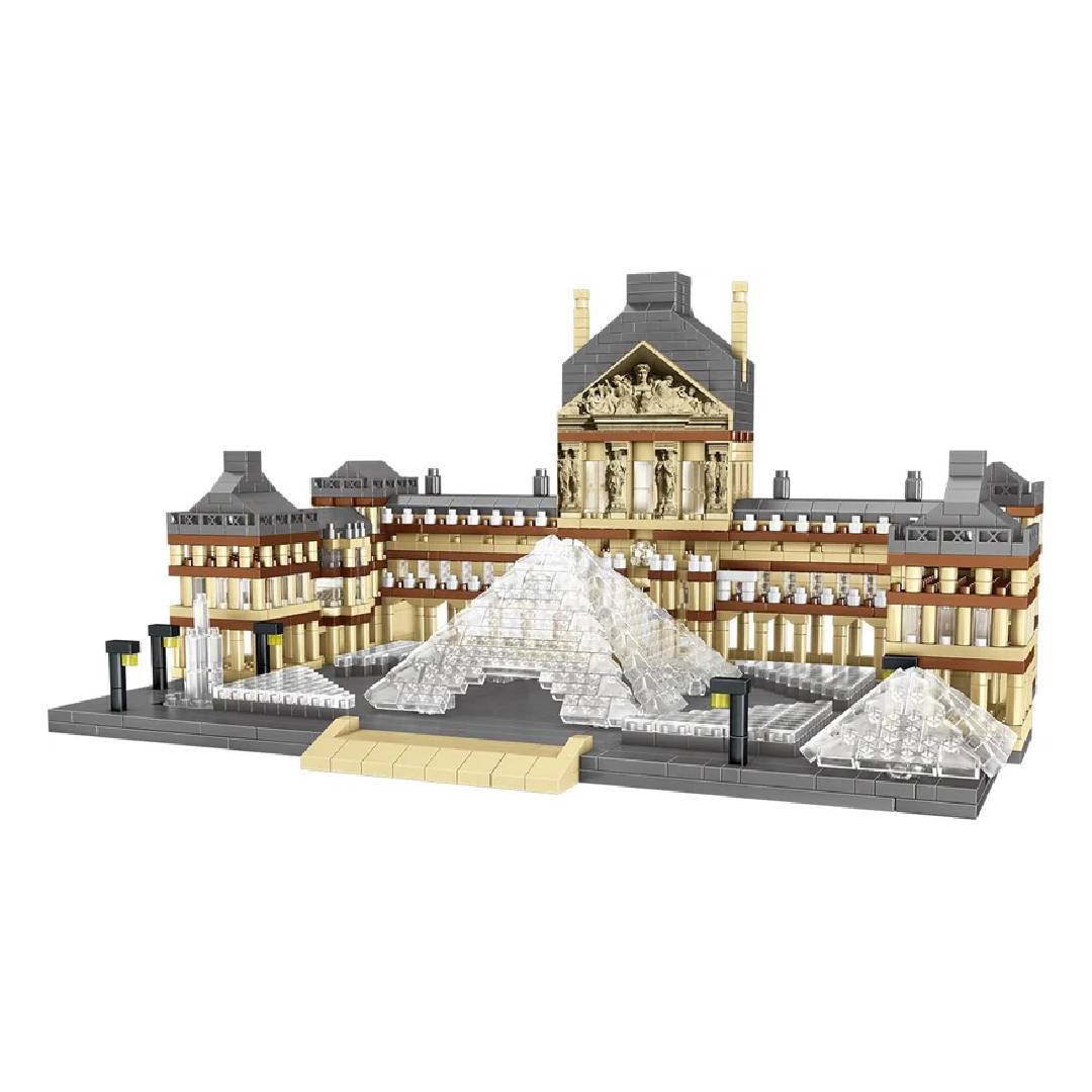BLOQUES DOVOB JUEGO MICRO CONSTRUCCIÓN LOUVRE - 1