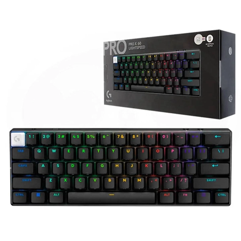 TECLADO LOGITECH G PRO X LIGHTSPEED INALAMBRICO TKL 60 RGB - 3