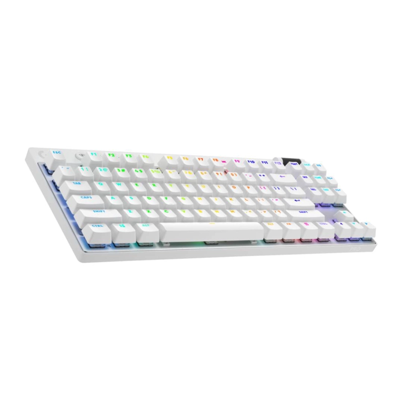 TECLADO GAMER LOGITECH PRO X TKL US BLANCO TACTILE - 3