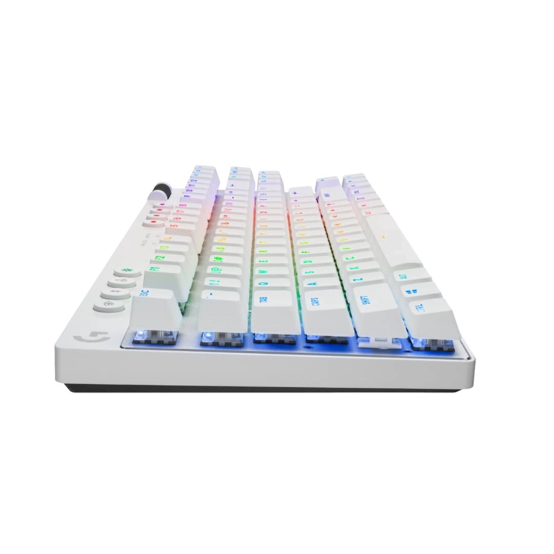 TECLADO GAMER LOGITECH PRO X TKL US BLANCO TACTILE - 4
