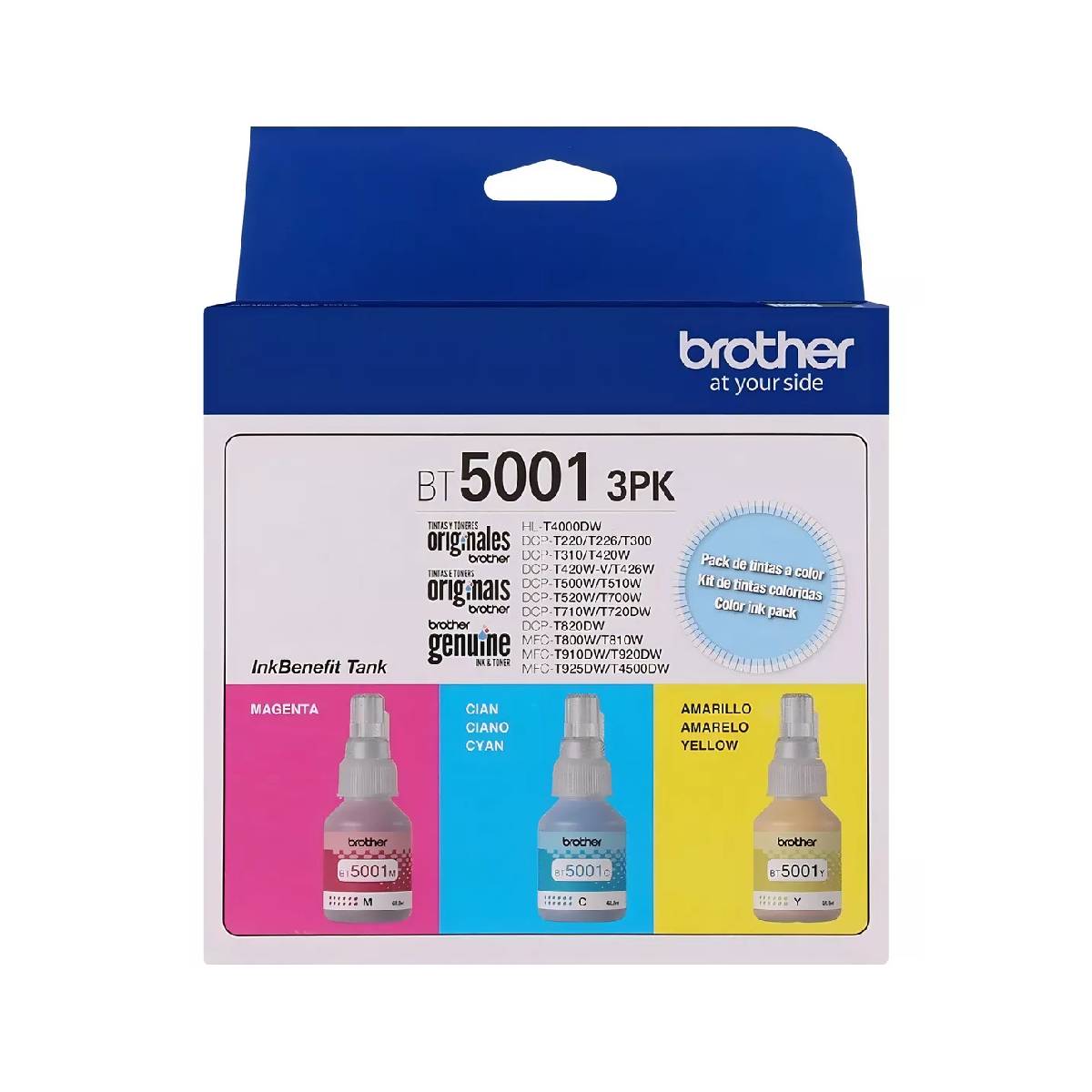 PACK DE 3 COLORES DE TINTA BROTHER - 1