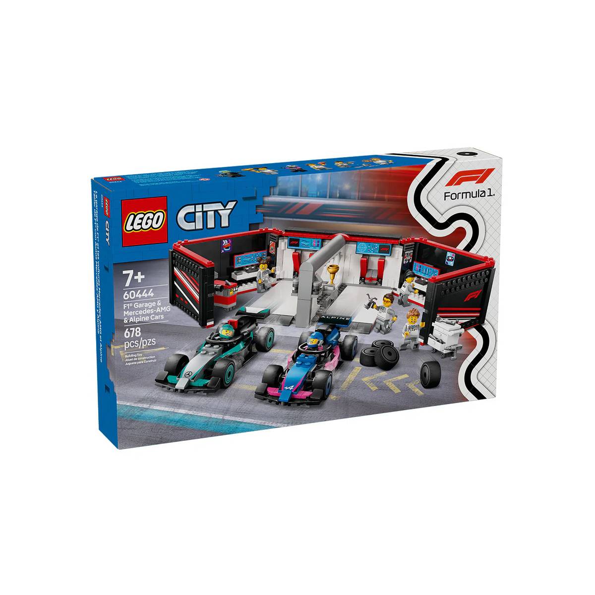 LEGO CITY: TALLER DE F1 MERCEDES-AMG Y ALPINE 60444 - 4