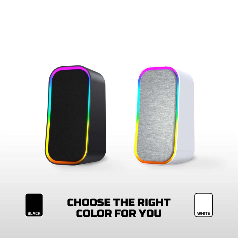 PARLANTE FANTECH GROOVE RGB BLANCA GS304 - 5