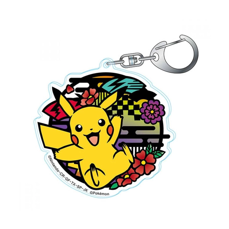 LLAVERO ACRILICO PIKACHU KIRIE SERIES - 1