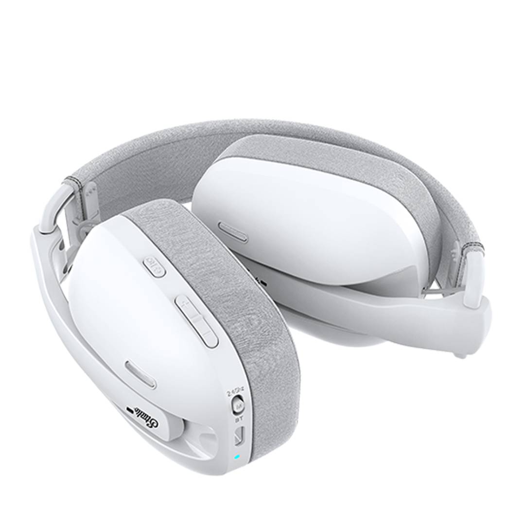 AUDIFONOS FANTECH STUDIO PRO WHG03P WHITE EDITION WIRELESS - 4