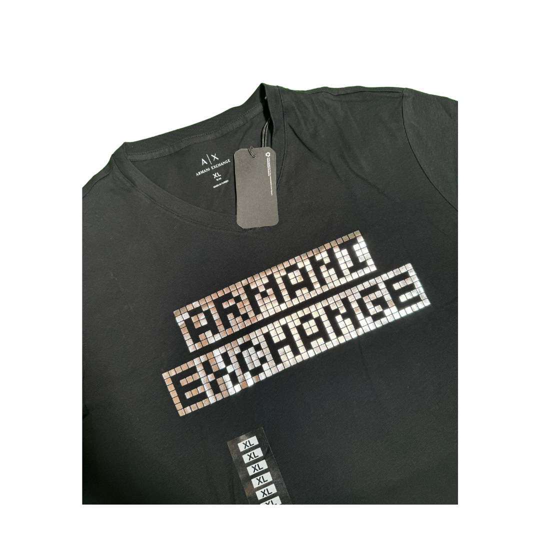 POLERA HOMBRE ARMANI NEGRA L - 2