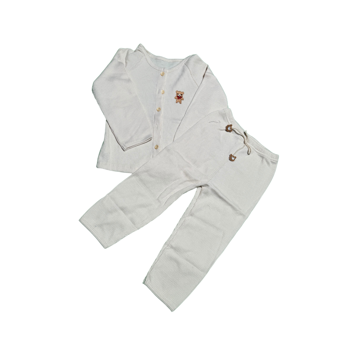 PIJAMA PARA BEBE S DE 2 PIEZAS 90 BEIGE - 2