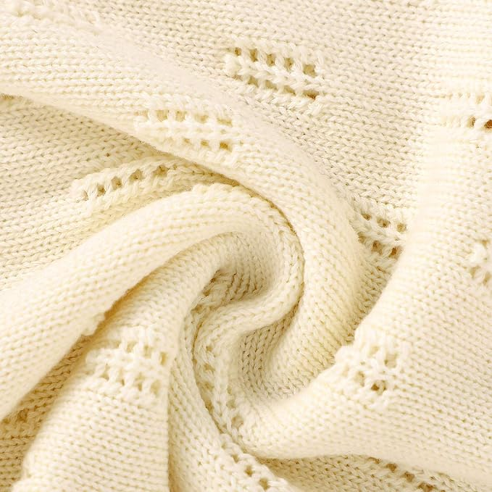 ENTERITO PARA BEBE KNIT SIN MANGAS CON SOMBRERO 90CM BLANCO - 2