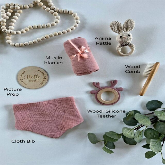 REGALO BABY SHOWER O NACIMIENTO HELLO WORLD CONEJO - 2