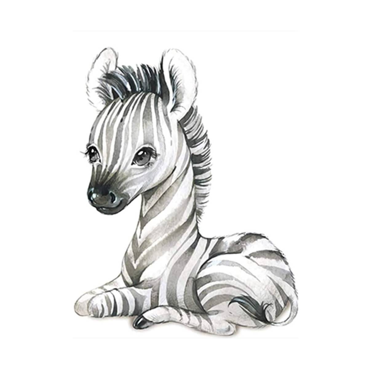 IMAGEN DECORATIVA NORDICA ZEBRA 30X40 CM - 1