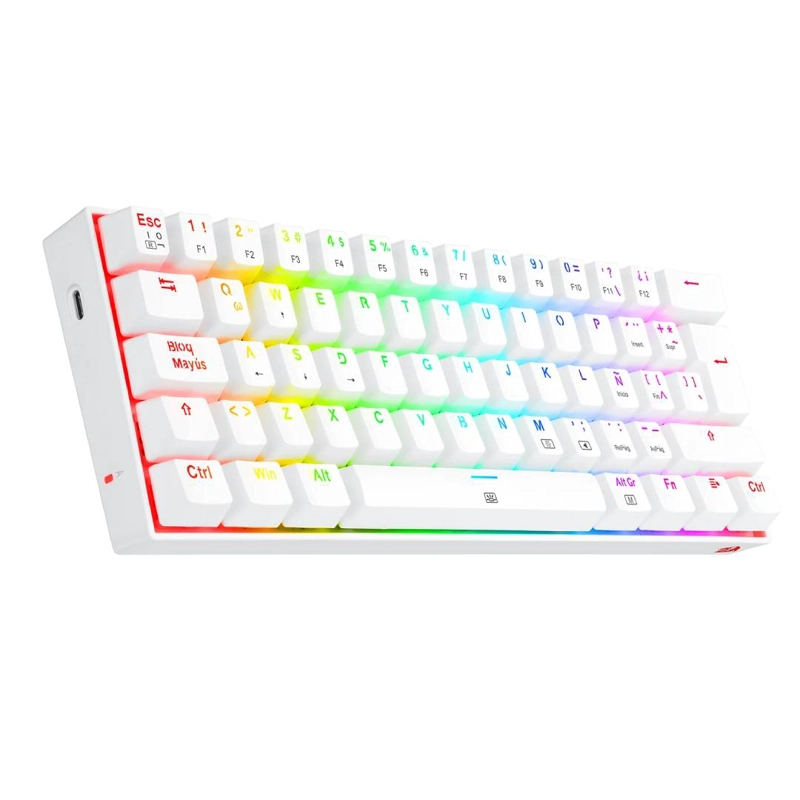TECLADO MECANICO REDRAGON K630RGB DRAGONBORN WHITE - 2