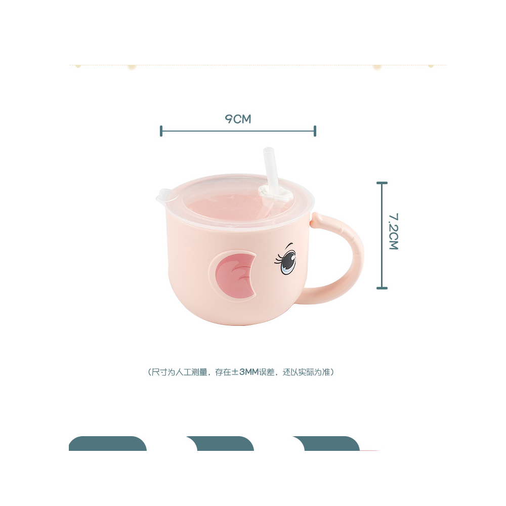 VASO PARA NIÑOS DISEÑO ELEFANTE ANTIDERRAMES VERDE - 4