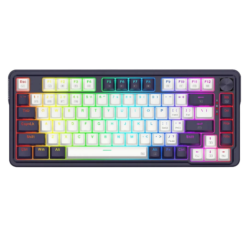 TECLADO REDRAGON UCAL PRO WHITE-BLACK K673WB-RGB-PRO SW RED - 1