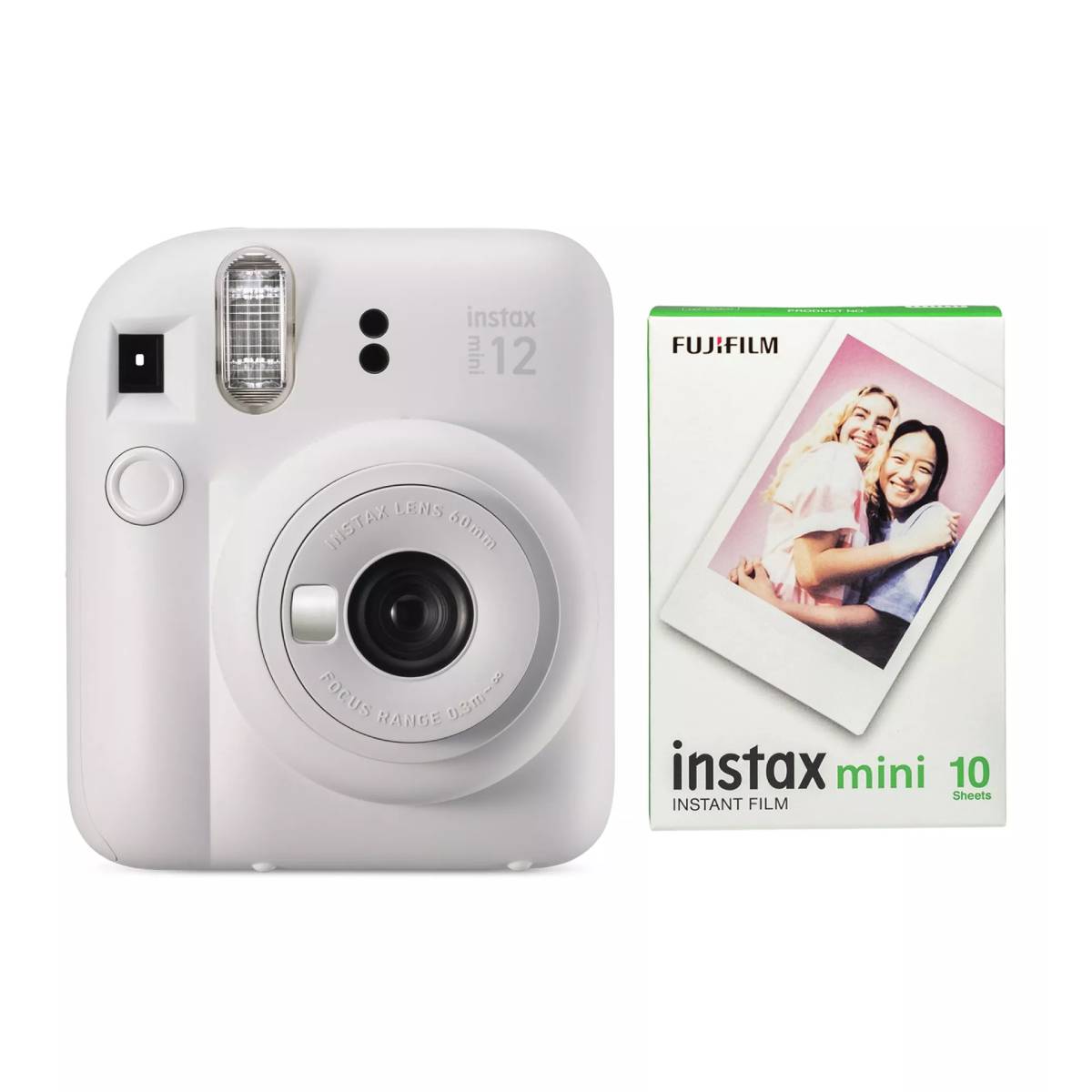 KIT CAMARA FUJIFILM INSTAX MINI 12 WHITE + 10 FILM - 1