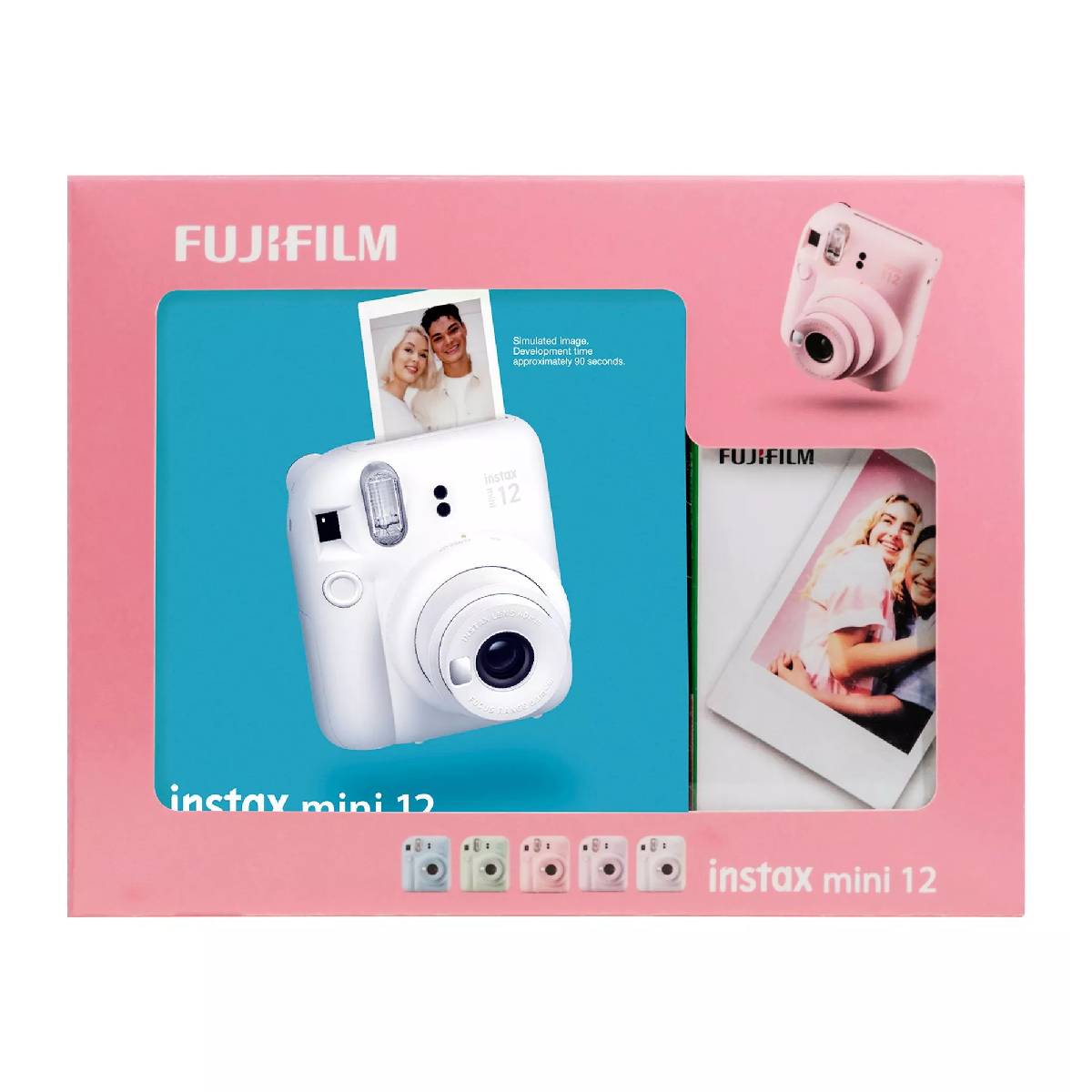 KIT CAMARA FUJIFILM INSTAX MINI 12 WHITE + 10 FILM - 2