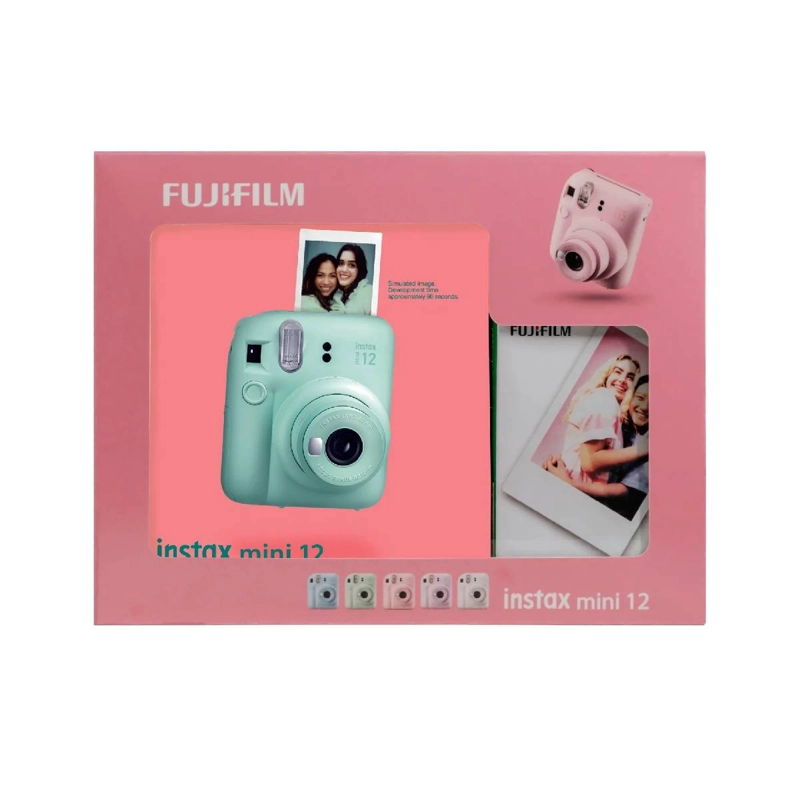 KIT CAMARA FUJIFILM INSTAX MINI 12 GREEN + 10 FILM - 2
