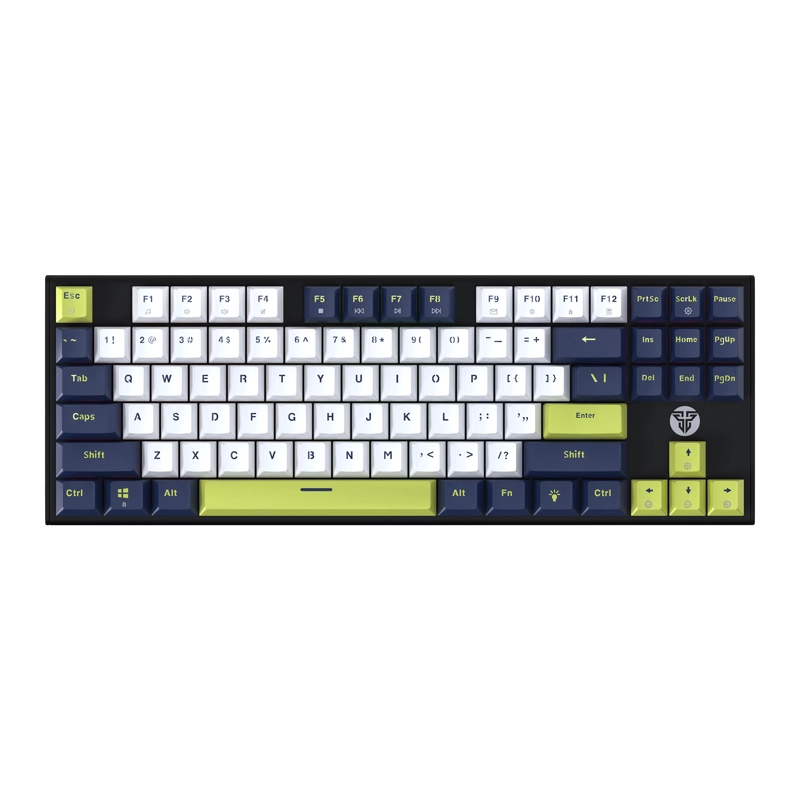 TECLADO FANTECH MK877S ATOM87S MORI WHITE (SWITCH BLUE) - 1