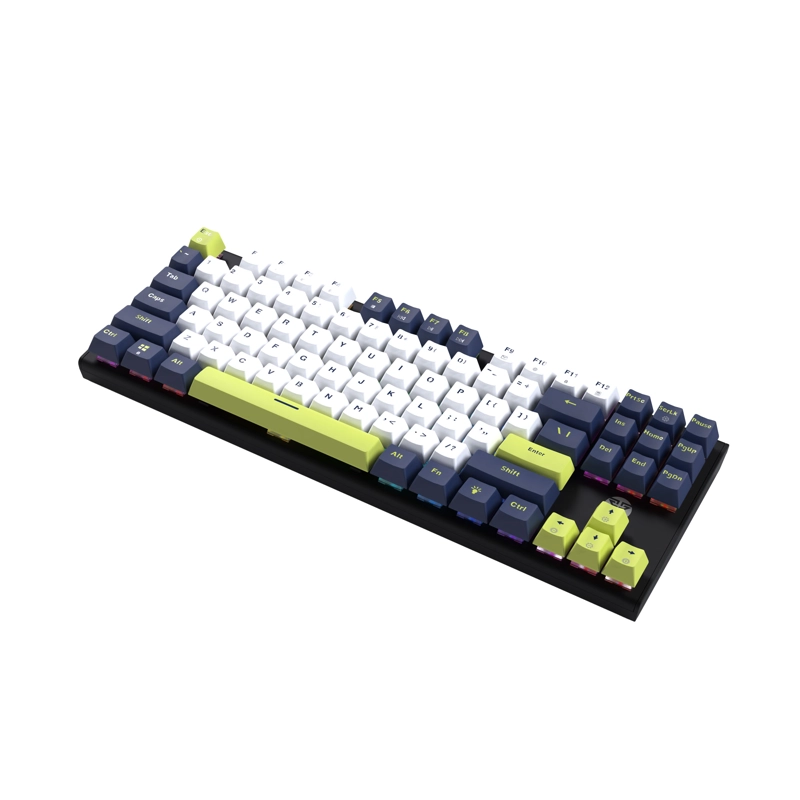 TECLADO FANTECH MK877S ATOM87S MORI WHITE (SWITCH BLUE) - 3