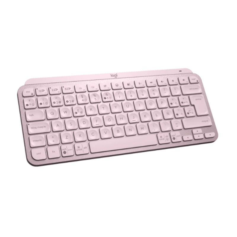 TECLADO LOGITECH MX KEYS MINI ROSADO INALAMBRICO BLUETOOTH - 2