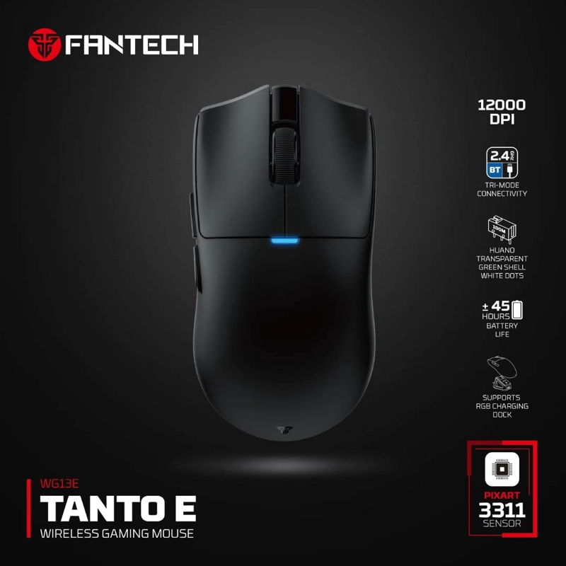 MOUSE FANTECH WG13 E TANTO E BLACK - 2