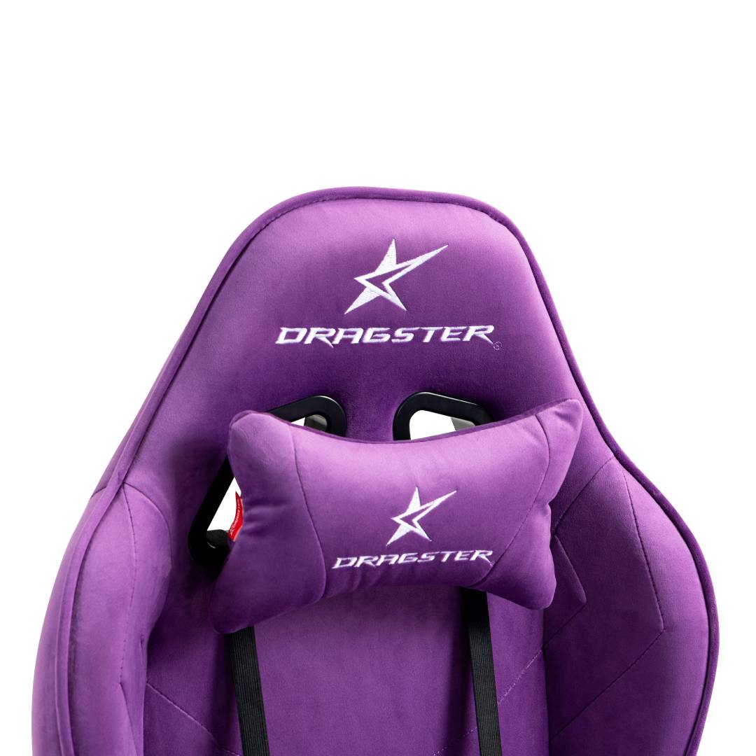 SILLA GAMER DRAGSTER GT 500 PRO ALCANTARA VIOLETTO - 5