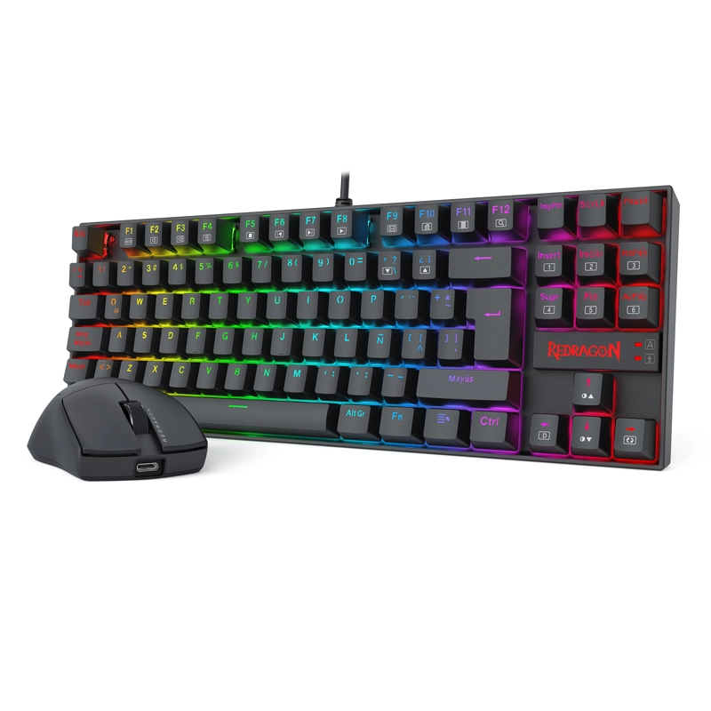KIT TECLADO Y MOUSE GAMER REDRAGON S145 - 2