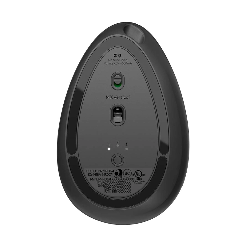MOUSE ERGONOMICO LOGITECH MX VERTICAL ADVANCED GRAFITO - 5
