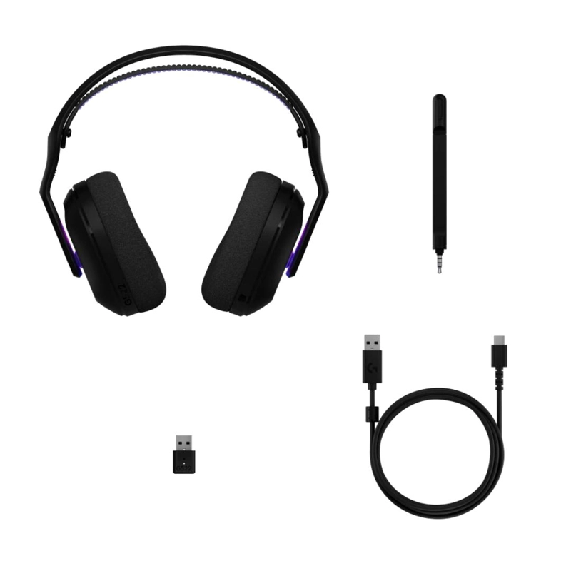 AUDIFONOS GAMER LOGITECH G G522 LIGHTSPEED NEGRO - 7