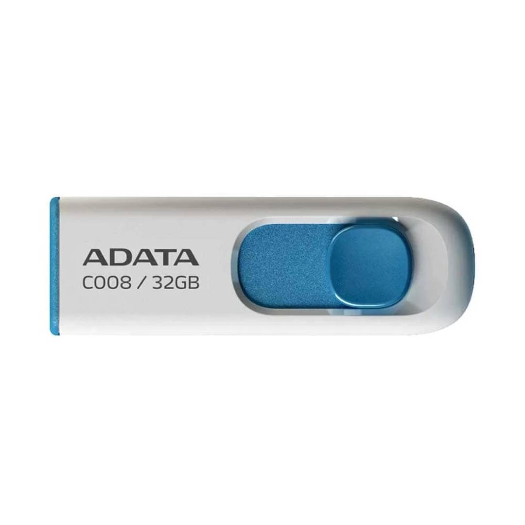 PENDRIVE ADATA C008, 32 GB, BLANCO CELESTE - 1