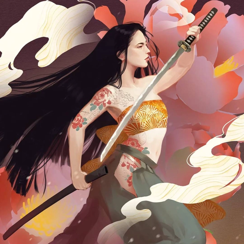PLAYMAT TOPDECK COLECCION SAKURA - GEISHA - 3