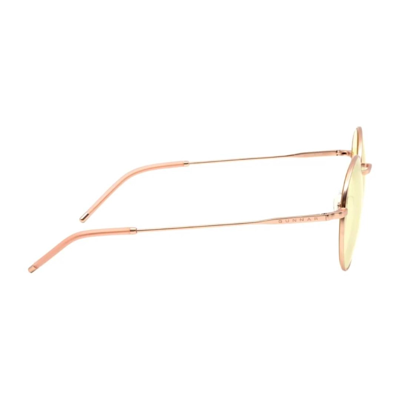 LENTES GAMER GUNNAR ELLIPSE ROSE GOLD AMBER - 3