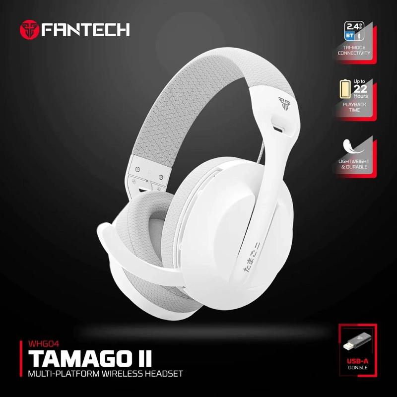 AUDIFONOS IN FANTECH WHG04 TAMAGO II WHITE - 5