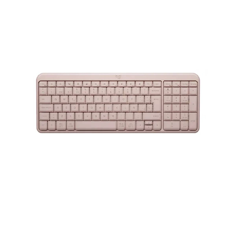 TECLADO COMPACTO LOGITECH K250 BLUETOOTH ROSA - 1
