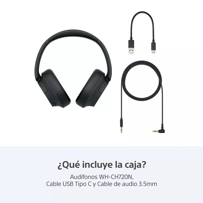 AUDIFONOS INALAMBRICOS SONY WH-CH720N NEGRO - 4