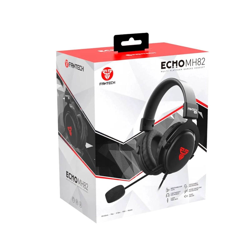 AUDIFONOS FANTECH MH82 ECHO BLACK EDITION - 4